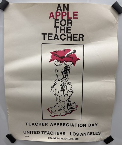 Poster vintage united teachers - united,