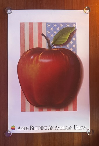Poster vintage anni apple - poster,