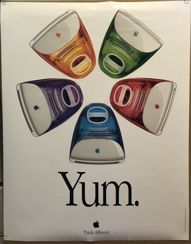 Poster vintage 1999 - , apple