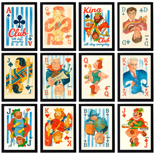 Poster carte gioco a4 a5 - da,