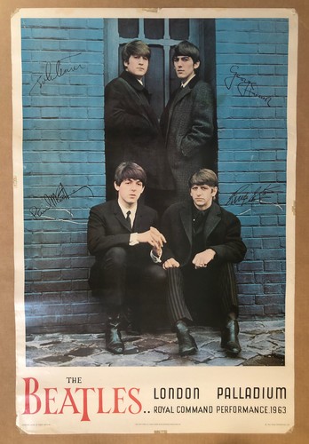 Poster vintage the beatles - vintage,