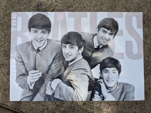 Beatles poster vintage 1991 - beatles,