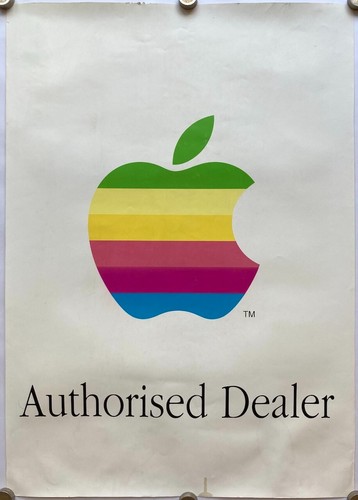 Poster vintage originale apple - vintage,