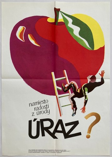 Poster vintage originale - , mela